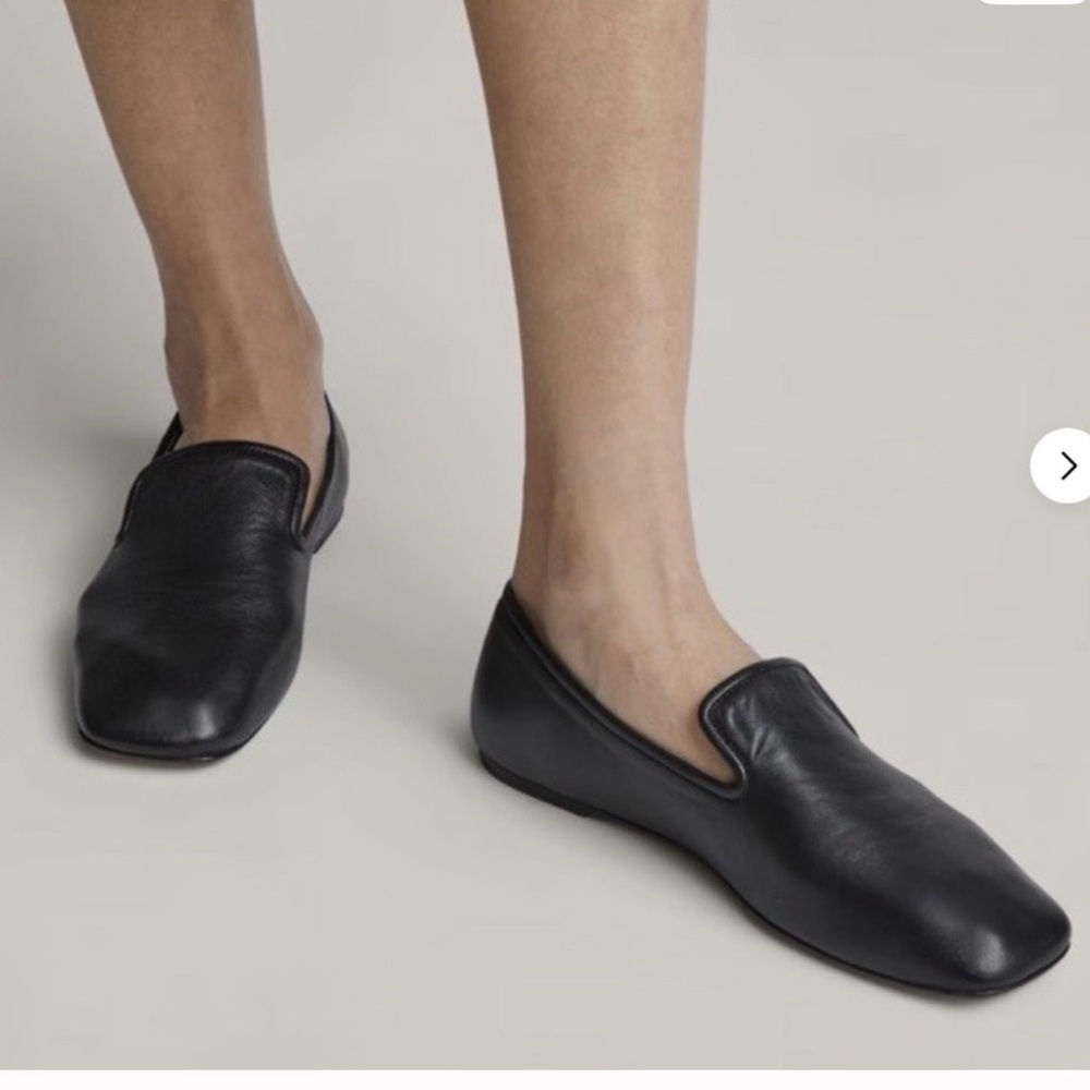 Everlane Black Leather Loafers